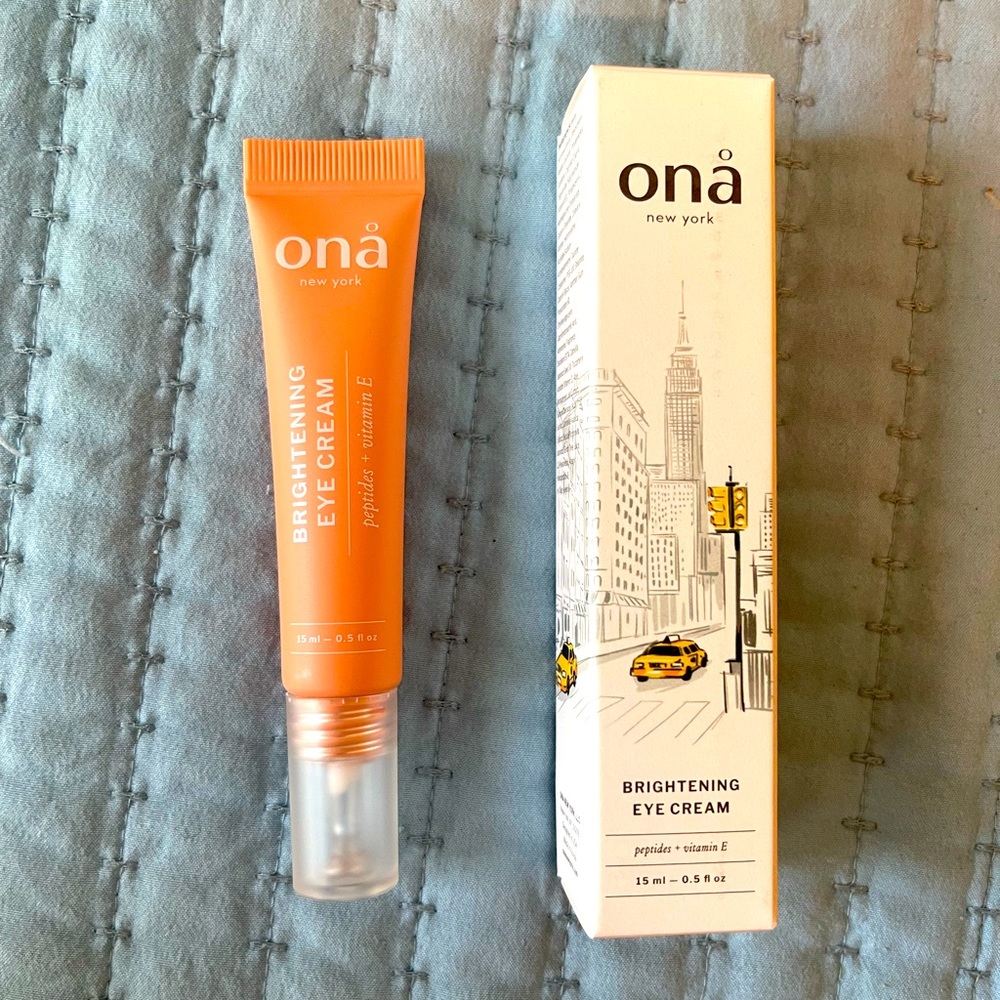 Brand new, never opened ONA New York Brightening Eye Cream 0.5 fl oz